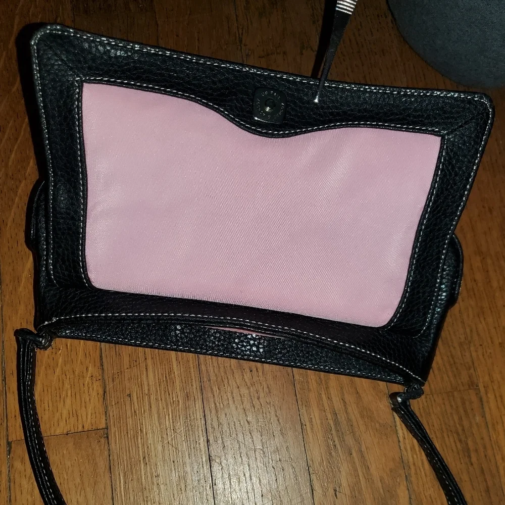 Liz Claiborne Red and Black Shoulder Bag